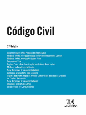 cover image of Código Civil--Edição de Bolso--27ª Edição